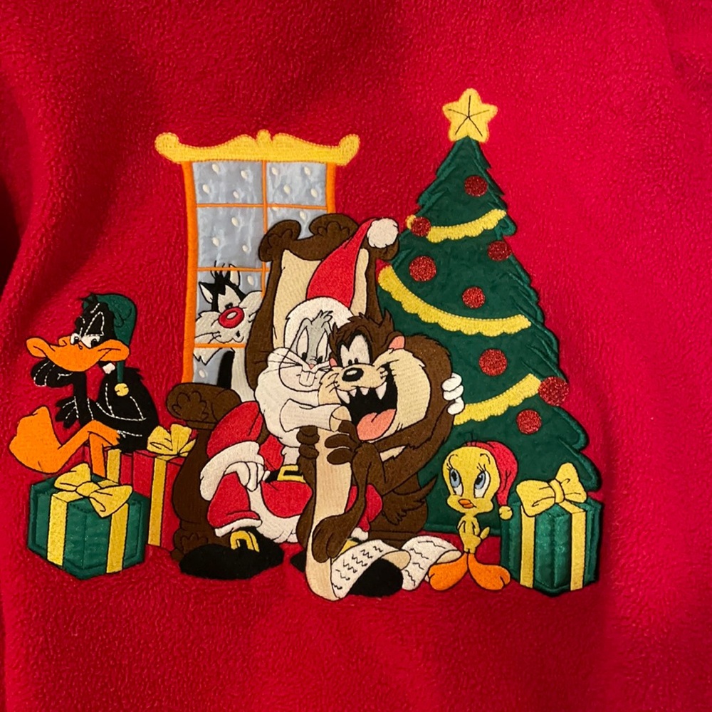 Looney Tunes Christmas Fleece Sweater